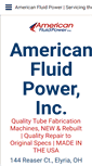 Mobile Screenshot of amerfluidpower.com